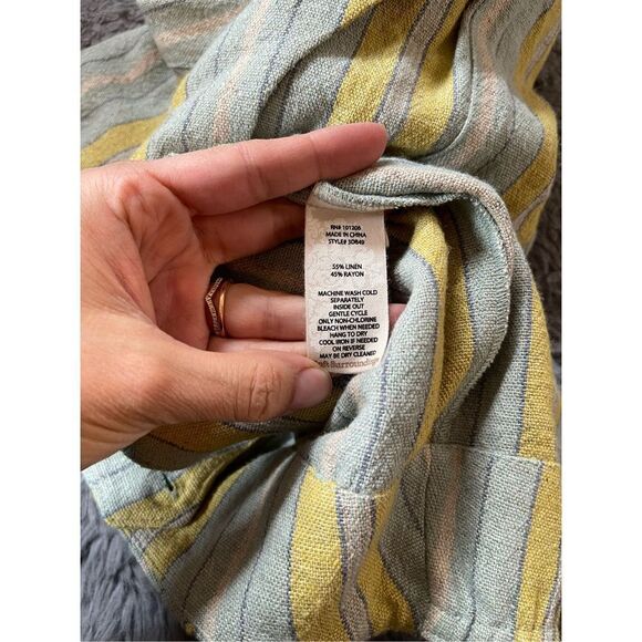 Soft Surroundings Caldera Striped Pants Linen Blend size 6 petite - Picture 5 of 6